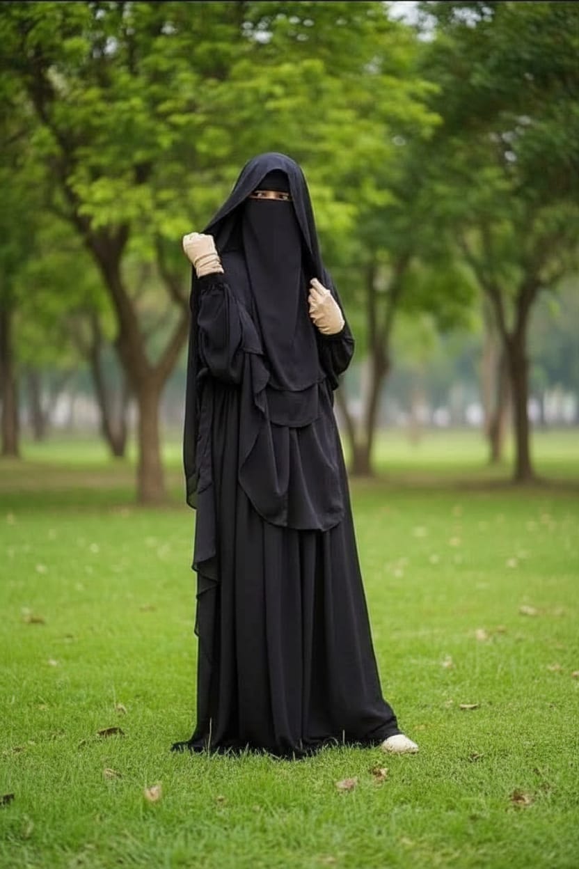 Premium elegance full coverge hudi abaya khimar