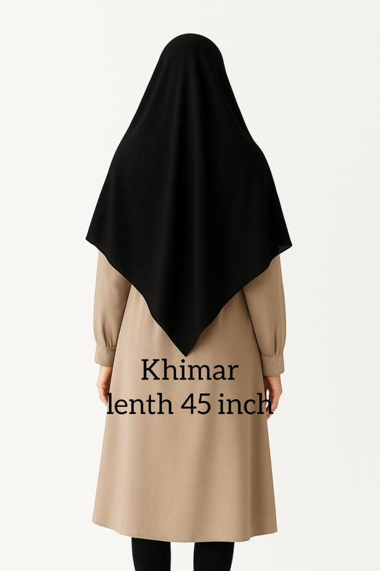 Khimar Black Sch Cherry Fabric Sunnah Collection House