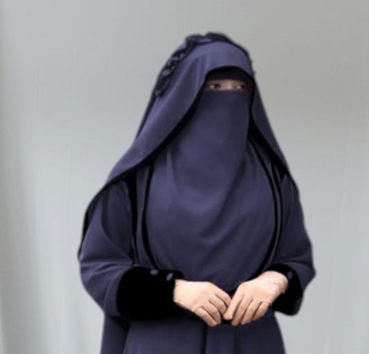 Exquisite Layered Ruffle Abaya inThis piece is beautifully crafted from premium imported