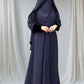 Exquisite Layered Ruffle Abaya inThis piece is beautifully crafted from premium imported