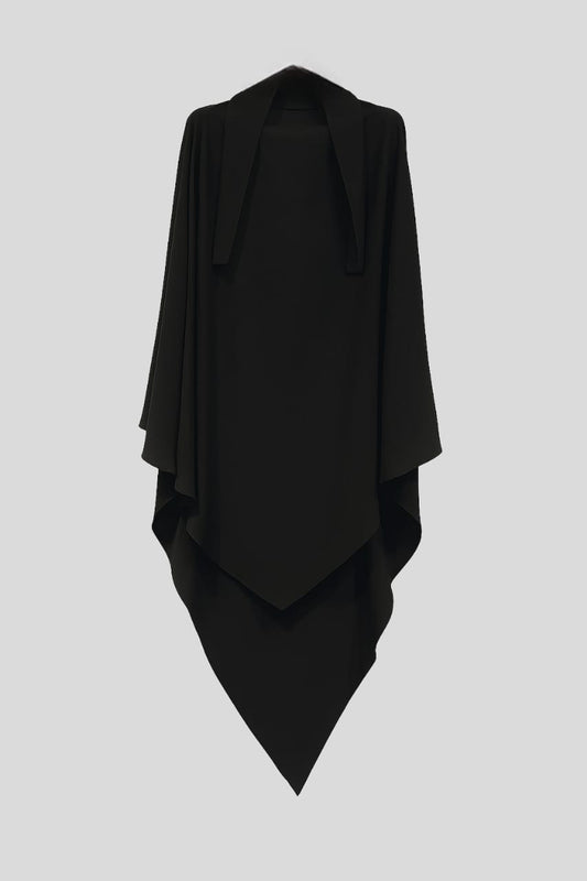 Khimar  Black Sch Cherry Fabric