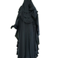 Elegant 3-Piece Abaya Set with Khimar Full Coverage Abaya