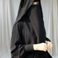 Exquisite Layered Ruffle Abaya inThis piece is beautifully crafted from premium imported
