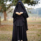 Full covearge abaya set hudi khimar